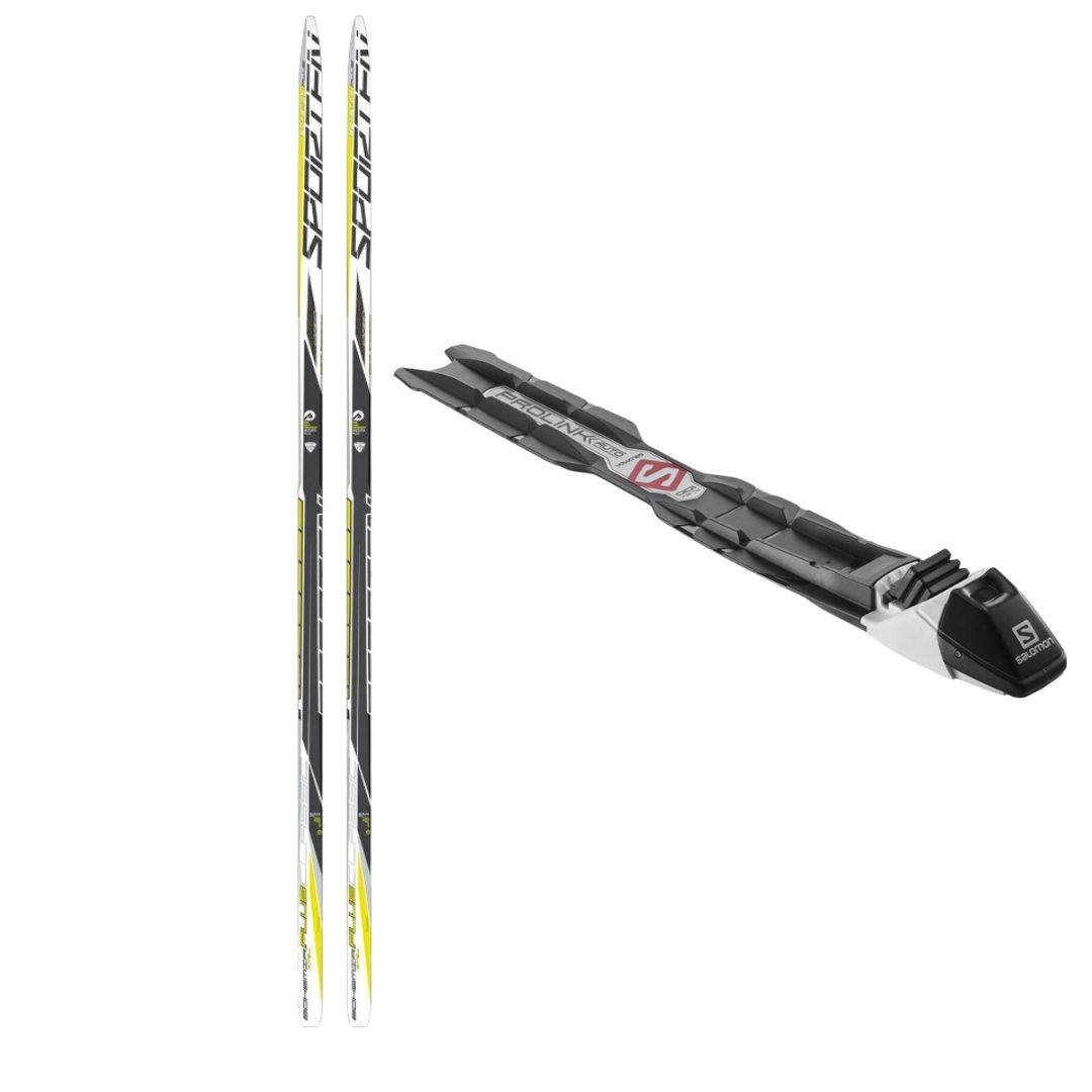 PATINS Sporten Bohemia Plus classic + fixations Salomon NNN montées